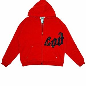 Godspeed Plaid Logo Heavyweight Hoodie